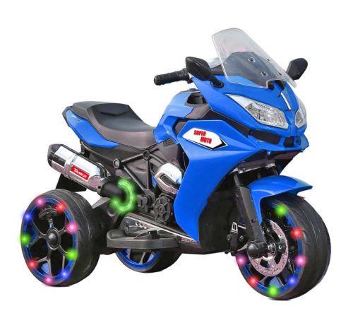 1200 Kids Electric 3 Wheels 2 Battery Kids Ride On Motorcycle(Pink) - Image 4