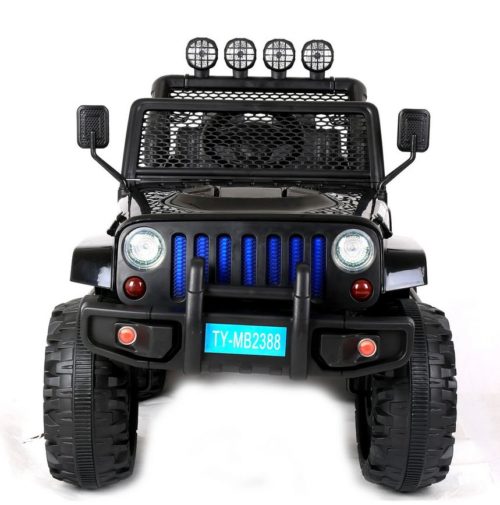 S2388-Kids ride On Car 12V 2.4G Remote Control Jeep-(Black) - Image 3