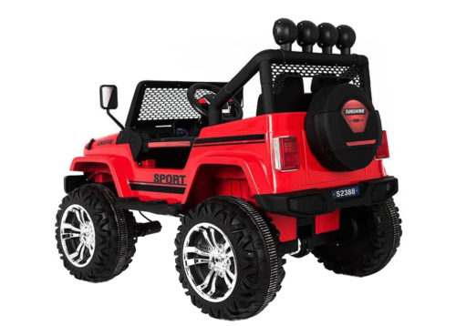 S2388-Kids ride On Car 12V 2.4G Remote Control Jeep-(Red) - Image 4