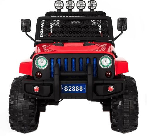 S2388-Kids ride On Car 12V 2.4G Remote Control Jeep-(Red) - Image 6