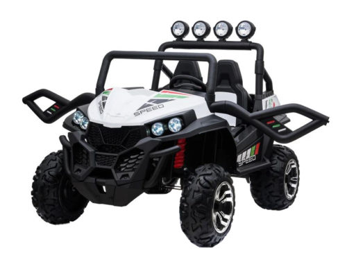 S2588 Kids Electric UTV (White) With Bluetooth Function