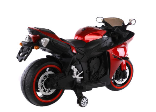 T-1 Kids Electric Motorcycle Kids Ride On Motorcycle 12V (Red) - Image 3