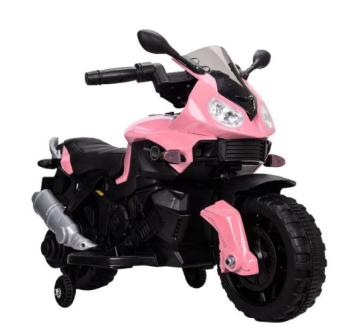 CJ917 Kids Electric Motorcycle Kids Ride On Motorcycle Forward and Backward(Pink)