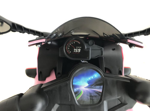 CJ917 Kids Electric Motorcycle Kids Ride On Motorcycle Forward and Backward(Pink) - Image 2